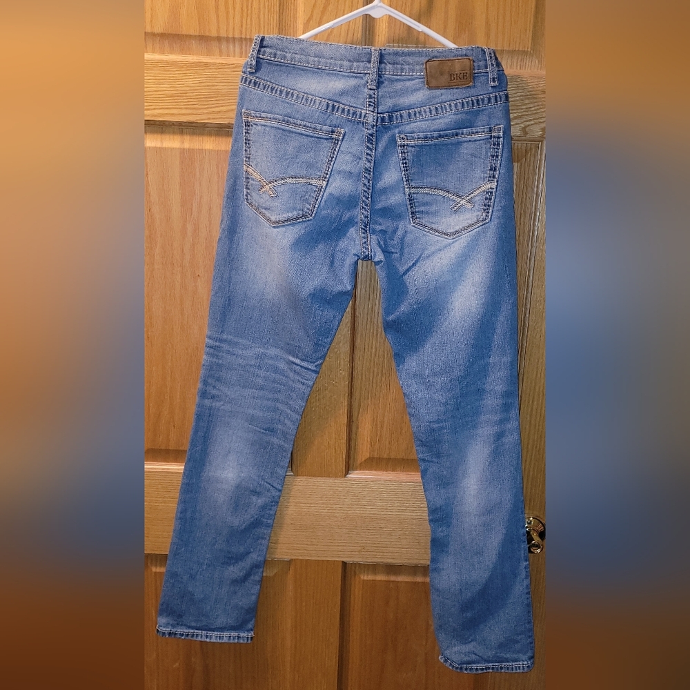 NEW BUCKLE BKE DENIM THE BUCKLE Men's Blue Straight Jeans 31W X 32L